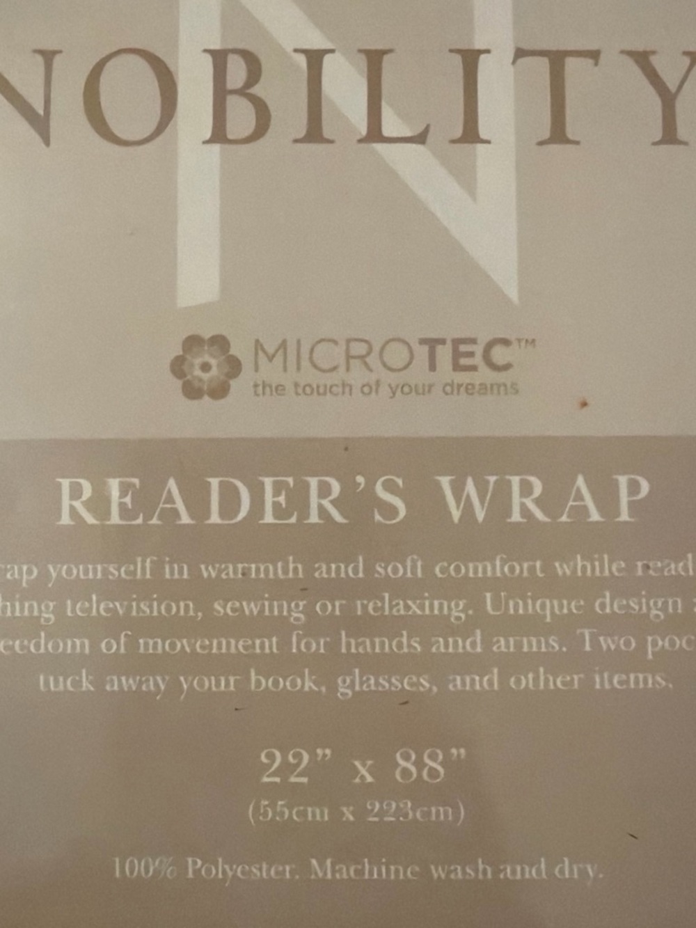 SHERPA NOBILITY READERS WRAP - Red Croc Print along edges - Picture 2 of 4